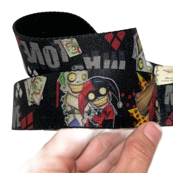 Buckle Down Harley Quinn Joker Suicide Squad Mad Love Belt - Picture 4 of 5